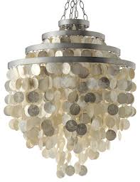 I am installing the delta champagne bronze fixtures, and the lighting i chose was from i have an elk lighting vanity light in my bathroom with delta champagne bronze. Round Chandelier With Capiz Shells Beach Style Chandeliers Other By Kouboo