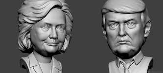 Hillary Clinton Portrait 3d Model Free Stl File Download