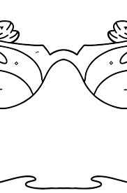Click for more free coloring pages. Coloring Page With Glasses Online And Print For Free