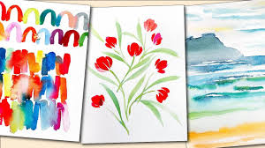 Easy watercolor paintings for beginners. Simple Watercolor Ideas For Beginners Youtube