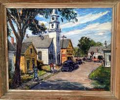THROWBACK THURSDAY By Sharon Cummins Artists,William Fisher and Margaret  Kilburn shared an art school and gallery shop in Kennebunk Lower Village  from 1949-1974. They met in Greenwich Village in 1938 when Bill