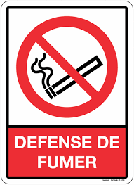 Il est imposé au salarié une interdiction formelle de fumer au travail et dans tout lieu à usage collectif, hors d'un emplacement réservé aux fumeurs. Plaque En Plexiglas Avec Pictogramme Et Texte D Interdiction De Fumer Seton Fr