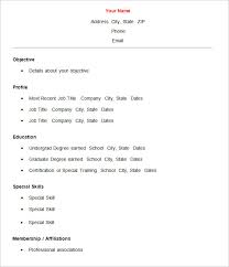 Use this simple resume template with its matching cover letter template to make a great impression. Basic Resume Format Word Resume Format