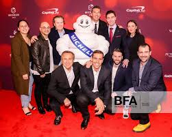 Shaun Velez, Eddy Leroux, Daniel Boulud, Sebastien Silvestri, Karim  Guedouar at MICHELIN Guide Ceremony NY/DC/