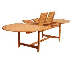 The umbrella hole accommodates an umbrella with up to a 2 pole. Nassau Teak Extending Oval Dining Table In 2021 Oval Table Dining Teak Outdoor Dining Table Patio Dining Set