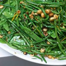 Sous Vide Green Beans With Hazelnut And Mandarin Ottolenghi Recipes Bean Recipes Green Bean Recipes
