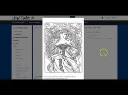 These printable adult coloring pages are for you to find zen amongst beautiful illustrations. Just Color Adult Coloring Pages Website Presentation Youtube