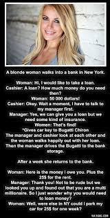 When asked why she was naked except for the boots, she said that she was told it was. Do We Like Blonde Jokes 9gag