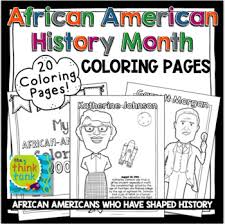 This monthly calendar includes a coloring page for each month, as well as a cover in two sizes. Black History Month Coloring Pages Worksheets Teaching Resources Tpt