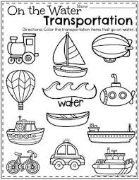 Transportation Worksheets Planning Playtime In 2020 Transportation Preschool Transportation Preschool Activities Transportation Worksheet