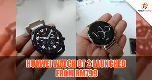 Black stainless steel, stainless steel. Huawei Watch Gt 2 Launched With Price From Rm799 Technave