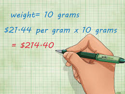 Quel est le prix du gramme d'or 18 carats. 3 Manieres De Calculer La Valeur De Son Vieil Or