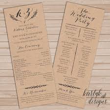 Wedding Program Template Wedding Program Printable Ceremony Printable Template Printable Wedding Program Instant Download Templett App Fall Wedding Programs Catholic Wedding Program Diy Wedding Programs