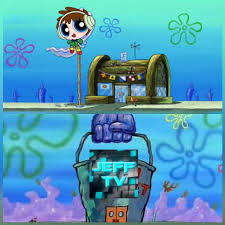 There are 49 chum bucket for sale on etsy, and they cost 16,06 $ on average. A Krusty Krab Vs Chum Bucket Meme I Made By Musclebobman93 On Deviantart