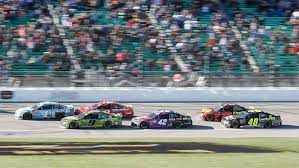 Driveraverages.com has results for kansas from the september 30, 2001 (protection one 400) to the october 18, 2020 (hollywood casino 400). Kevin Harvick 4 Leads With Chase Elliott 9 In Second Place At The Start Of The Third Stage During A Nascar Cup Series Auto Race At Kansas Speedway In Kansas City Kan