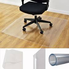 I work from a home office situated in a carpeted room, where i sit for hours at a time next to a computer screen.to protect the flooring and provide a smooth rolling surface, i acquired a plastic chair mat from an office. Lowestbest Pvc Office Chair Mat Transparent Office Chair Mats For Carpet Plastic Mats For Office Chairs Office Desk Chair Computer Chair Mats Walmart Com Walmart Com