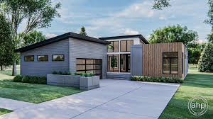 In almost any city or suburb the skyline holds a romantic and expansive quality and with careful planning a reverse living house can let you enjoy it at your leisure. 1 Story Modern House Plan Valley Creek