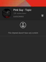 13 2020, published 6:40 p.m. Guys I Was Going To Listen Pink Guy S Music Like Yesterday And This Thing Just Appeared The Thing That I Am Curious Is The Pfp Does Anyone Know What S Is That