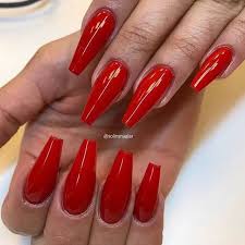They should have a similar texture and contain sequins. 50 Creative Red Acrylic Nail Designs To Inspire You