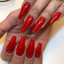 Nail art designs gel nails nails design red art. 50 Creative Red Acrylic Nail Designs To Inspire You