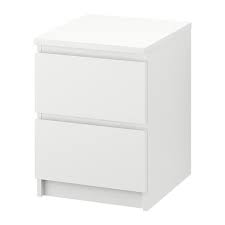 Malm 2 Drawer Chest White White 15 3 4x21 5 8 Malm Ikea Malm Bedroom Storage Chest