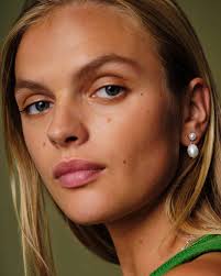 Eve Silver Drop Earrings in Freshwater Cultured Pearl