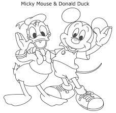Ilustrasi mickey mouse, mickey mouse minnie mouse donald duck drawing, mickey mouse, pahlawan, tangan png. Mickey Mouse And Donald Duck Coloring Page Color Luna Mickey Mouse Coloring Pages Coloring Pages Duck Coloring Page