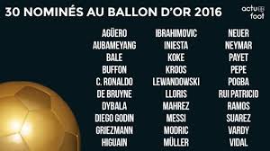 Tout au long de la journée de lundi, france football dévoile les noms des 30 prétendants au ballon d'or 2016. Radio Omega Ballon D Or Les 30 Nomines Connus Le Facebook