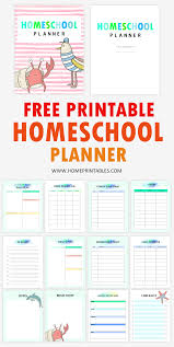 Free Printable Homeschool Planner In Pdf 20 Planning Templates In 2020 Homeschool Planner Free Homeschool Planner Printable Homeschool Lesson Plans Template
