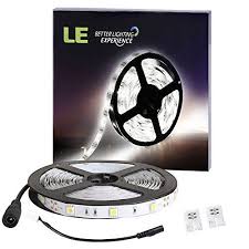 Le 12v Flexible Led Strip Lights 6000k Daylight White 150 Units Smd 5050 Leds Nonwaterproof 12 Volt Led L Led Tape Lighting Led Light Strips Flexible Led Light