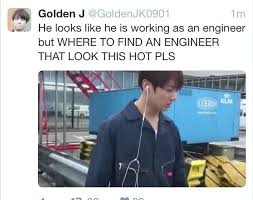 Jungkook Markiplier Could Have Been An Engineer And He Doesn T Look Like A 3 Year Old Xd Bts Funny Derp Meme Jungkook