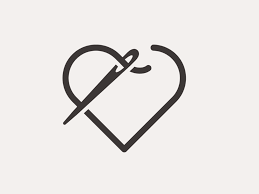 Needle And Heart Thread Logo Concepts Sewing Logo Logo Concept Logos