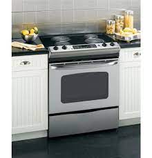 ge 30 slide in electric range with self cleaning oven jsp39snss ovens kitchen stove island ikea trolley hack