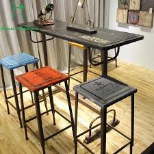 Alternate between ceramic vases and thin taper candles, or try tall, statement vases accompanied by medium and small hurricane candles and petite votives. American Rural Loft Retro Do Old Iron High Foot Color Bar Chair Bar Chair In Bar Chairs From Furniture On Aliexpress C Bar Table Retro Bar Stools Bar Furniture