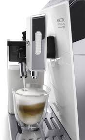 The machine can also brew up your other favourite beverages from café lattes to hot chocolate to a flat white! Delonghi Ecam 45 766 W Eletta Cappuccino 0132215248 Fully Automated Coffee Machine White Conrad Com