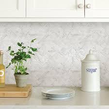 Herringbone Tiles Whites Off