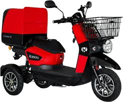 Elektromobil E Carrier 25 1000 W 25 Km H Korb Elektrisches Dreirad Kleinkraftrad Dreirad