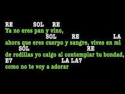 Ya No Eres Pan Y Vino Letra Y Acordes Canto De Comunion Youtube En 2020 Letras Y Acordes Canciones De Dios Letras