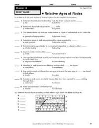 Answers previous layers are eroded off at the top too. Relative Age Of Rock Lesson Plans Worksheets Reviewed By Teachers
