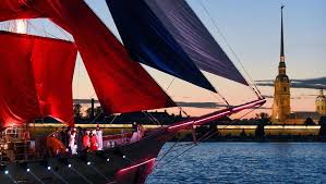 He'll take you to the world of your dreams, where you will be loved and happy. Alye Parusa Uvidyat Tolko Vypuskniki Shkol