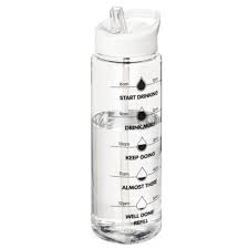 Custom branded bottled water, personalised branding and promotional corporate branding for trade shows, product launches & other events. Time To Drink Water Bottle With Straw Branded Drink Bottles
