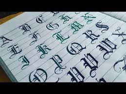 Rd.com knowledge grammar & spelling the alphabet is one of the first things we learn. Pin On Calligraphy Alphabets English Handwriting Letters
