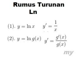 Rumus turunan logaritma dan bilangan natural. Contoh Soal Dan Pembahasan Turunan Fungsi Ln Juara Satu