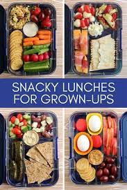 Fun Snacky Lunches For Grown Ups Healthy Packed Lunches Lunch Recipes Healthy Lunch Meal Prep