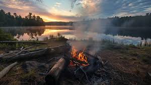 Free Campfire at Dawn Image