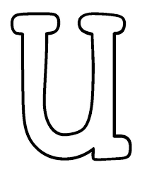De esta forma si estas buscando por. Letra U Grande Maiuscula Moldes De Letras Letras Para Carteles Letras Abecedario Para Imprimir