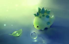 Download these green dinosaur background or photos and you can use them for many purposes, such as banner, wallpaper, poster background as well as powerpoint background and website background. Wallpaper Drops Sheet Green Dinosaur Leaf Apofiss Speck Images For Desktop Section Minimalizm Download