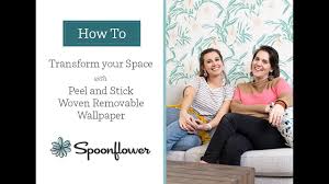 The great collection of spoonflower wallpaper reviews for desktop, laptop and mobiles. Transform Your Walls With Spoonflower S Peel And Stick Wallpaper Youtube