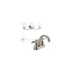 Two handle widespread lavatory faucet. Delta B2596lf P3192 Brilliance Stainless Brilliance Stainless Windemere Centerset Bathroom Faucet Includes Matching Progress Lighting Three Light Bathroom Fixture Lightingdirect Com