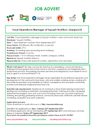 Apply to operations manager, operational manager, back office executive and more! Squash On Twitter Food Operations Manager Job For Squash Nutrition S New Community Business In Liverpool 1 Wk Till Deadline Pls Rt Https T Co 7cxgivykfo Https T Co I1g2ue0dwo